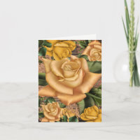 Gelbe Rosen und rustikales Brautparty aus Holz