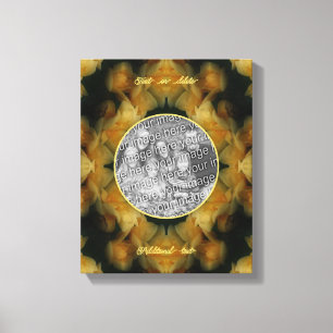 Gelbe Rosenblüten Erstellen Sie Ihr eigenes Foto Leinwanddruck