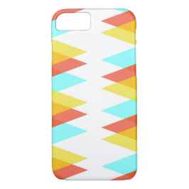 Gelbe, rote und kadettenblaue Dreiecke Case-Mate iPhone Hülle