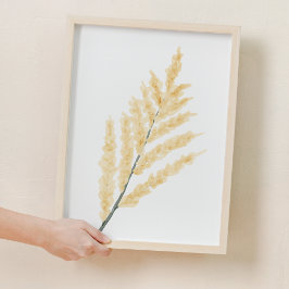 Gelbe, sanfte Aquarellfarben Blume Kinderzimmer De Poster