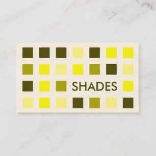 GELBE SCHATTEN (mod Quadrate) Visitenkarte