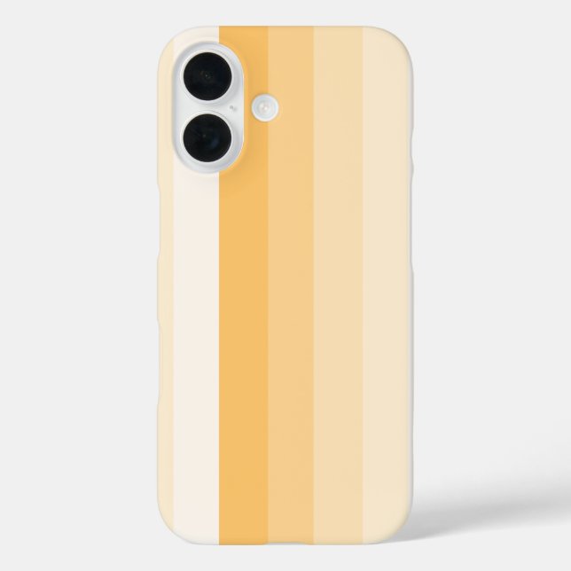 Gelbe Schattenstreifen Case-Mate iPhone Hülle (Rückseite)