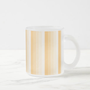Gelbe Schattenstreifen Mattglastasse
