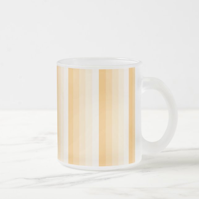 Gelbe Schattenstreifen Mattglastasse (Rechts)