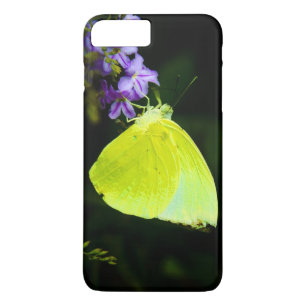 Gelbe Schmetterling auf Lila Blume Case-Mate iPhone Hülle