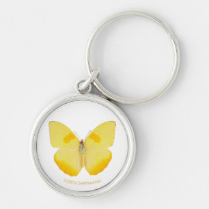 Gelbe Schmetterling Schlüsselanhänger