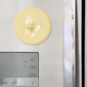 Gelbe Schmetterlingsträume Magnet