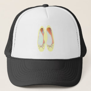 Gelbe Schuhe Truckerkappe