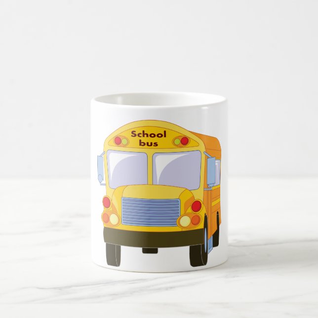 Gelbe Schulbus-Tasse Tasse (Mittel)
