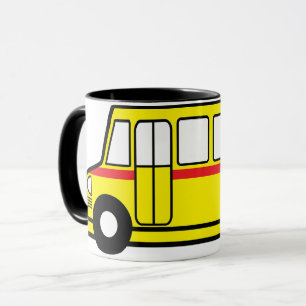 Gelbe Schulbus-Tasse Tasse