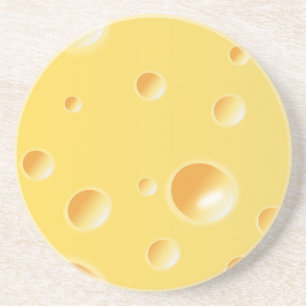 Gelbe Schweizer Käse-Beschaffenheit Untersetzer