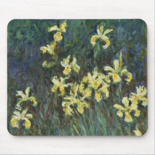 Gelbe Schwertlilien von Claude Monet, Vintage Fine Mousepad