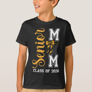 Gelbe Sketll-Bow-Senior-Mom-Cl der Abschlussklasse T-Shirt