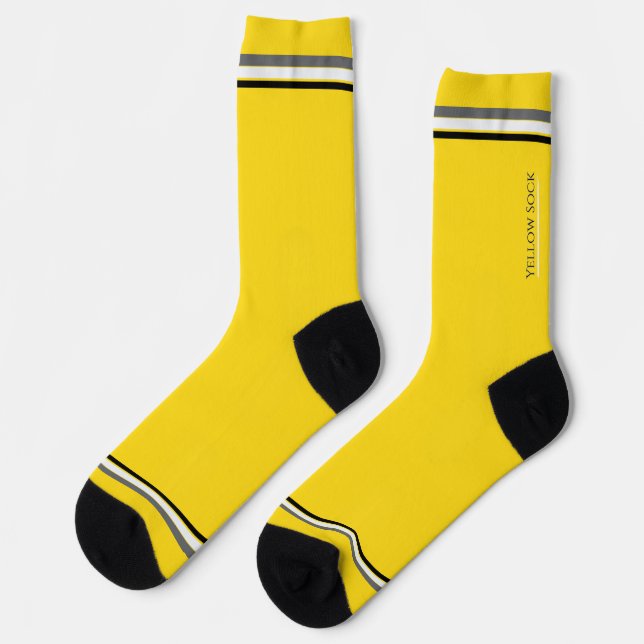 Gelbe Socken (Linkes Detail)