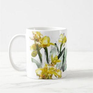 Gelbe Sommerlilien Kaffeetasse