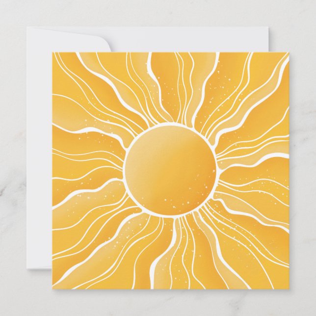 Gelbe Sonne (Vorderseite)