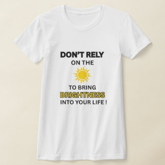 Gelbe Sonne Weiße INNERE FRIEDEN, Frauen Motiviere T-Shirt