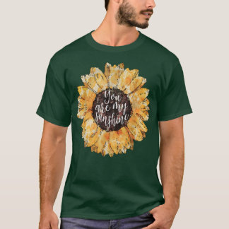 Gelbe Sonnenblume, Aquarell, niedlich, Sonne, Blum T-Shirt