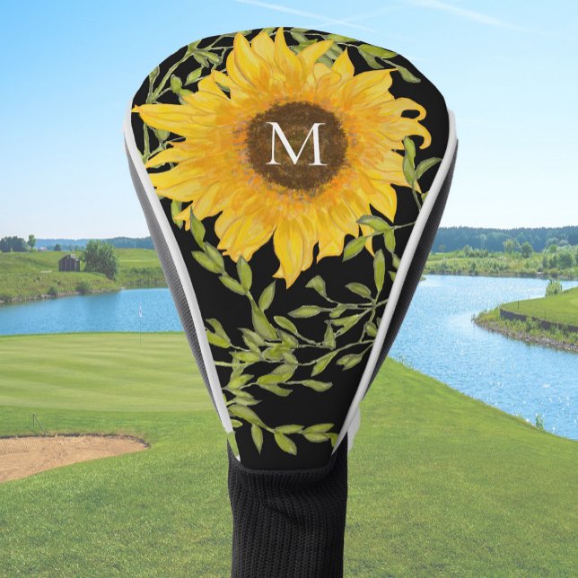 Gelbe Sonnenblume, Blütenblütenweibchen Golf Headcover (Von Creator hochgeladen)