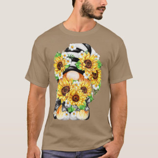 Gelbe Sonnenblume Gnome Dekoration für Mama Sommer T-Shirt