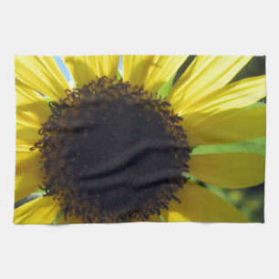 Gelbe Sonnenblume Handtuch
