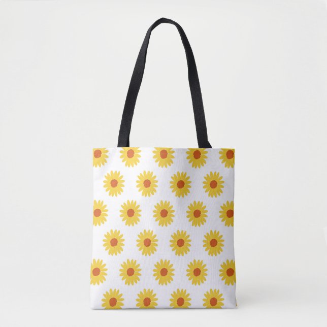 Gelbe Sonnenblume Hübsch Retro Y2K Muster (Vorderseite)