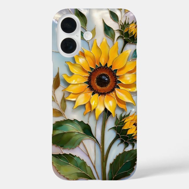 Gelbe Sonnenblume iPhone-Hülle Helles Blumen-Desig Case-Mate iPhone Hülle (Rückseite)