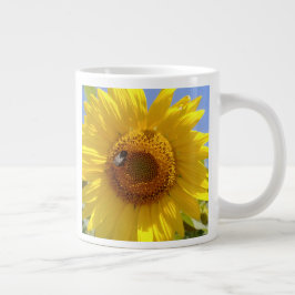 Gelbe Sonnenblume Jumbo-Tasse