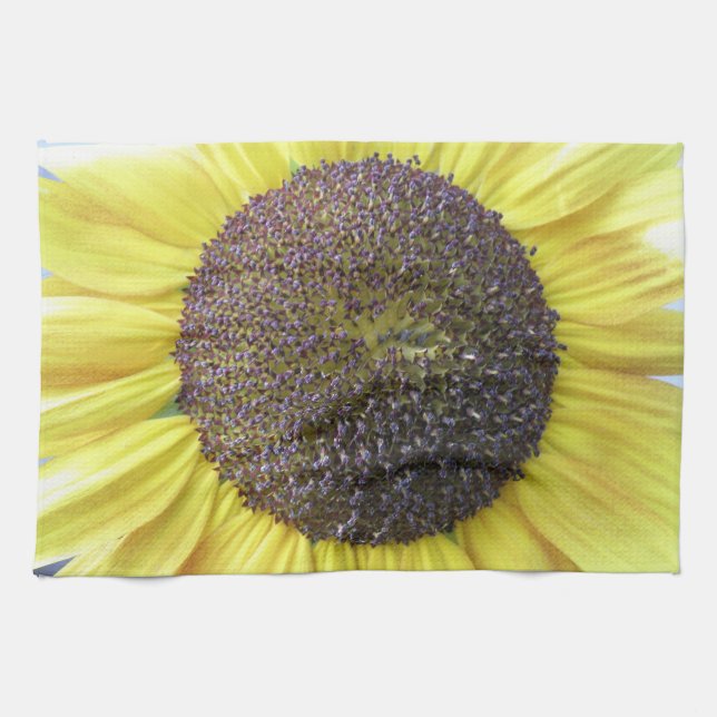 Gelbe Sonnenblume Küchentücher (Horizontal)