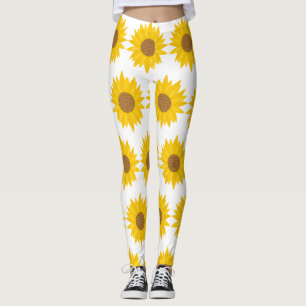 Gelbe Sonnenblume Leggings