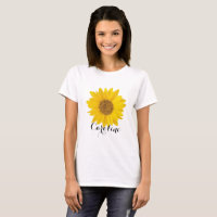 Gelbe Sonnenblume mit Individuelle Name