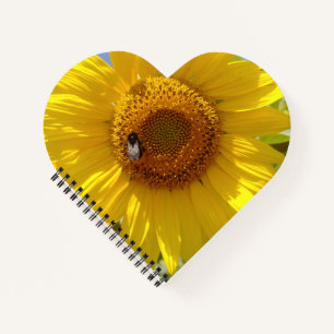 Gelbe Sonnenblume Notizbuch