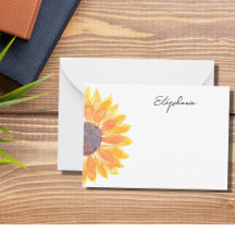 Gelbe Sonnenblume Personalisiert