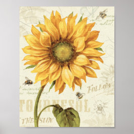 Gelbe Sonnenblume Poster