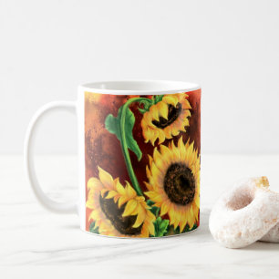 Gelbe Sonnenblume Tasse