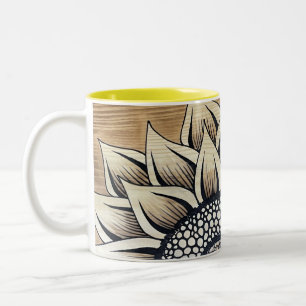 Gelbe Sonnenblume Tasse