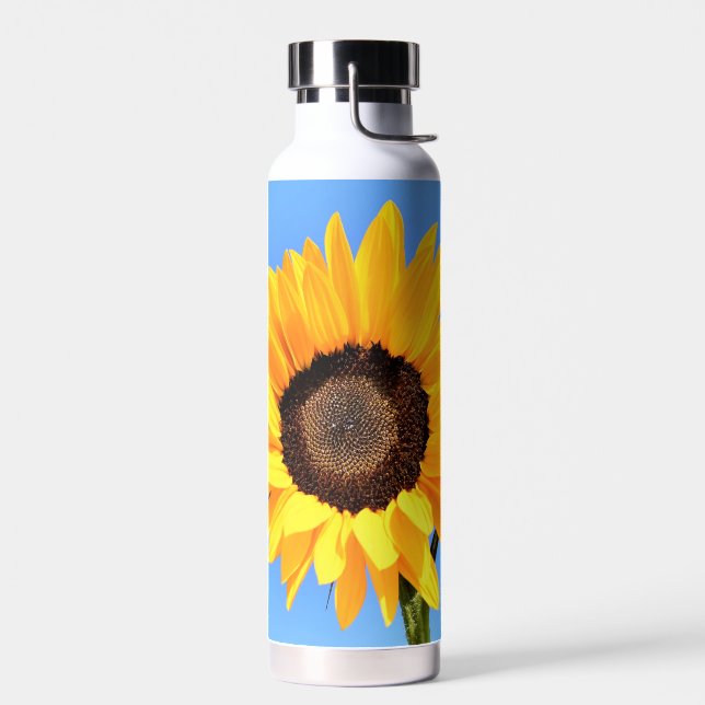 Gelbe Sonnenblume Wasser Flasche (Links)