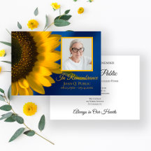 Gelbe Sonnenblume zum blauen Tod