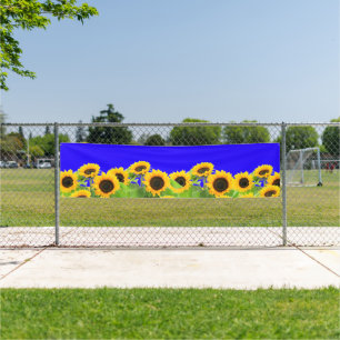 Gelbe Sonnenblumen Banner