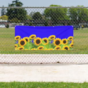 Gelbe Sonnenblumen Banner