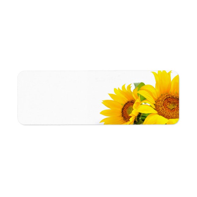 Gelbe Sonnenblumen Hochzeit oder allgemeine Leerad (Vorne)