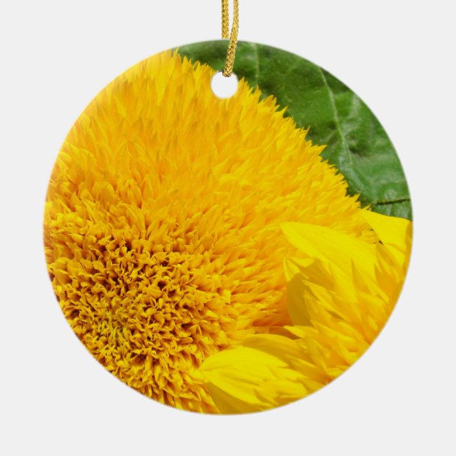 Gelbe Sonnenblumen - Ornamente Feiertage (Vorne)