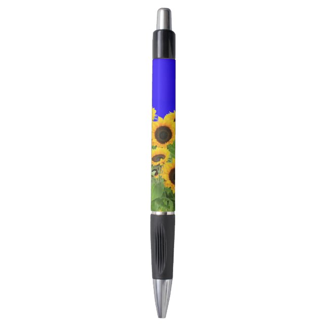 Gelbe Sonnenblumen Stift (Vorderseite Vertikal)