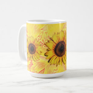 Gelbe Sonnenblumen Tasse Cup