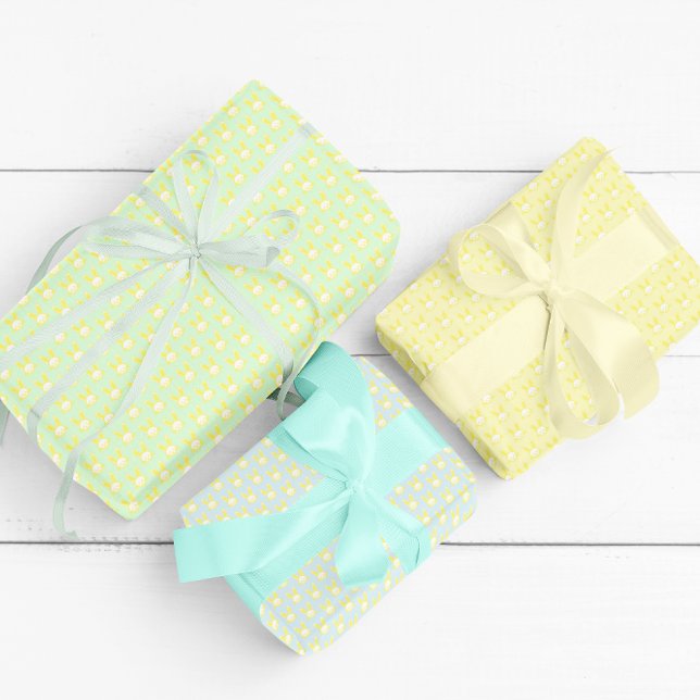 Gelbe Sonnenschutzpapiere Geschenkpapier Set (Von Creator hochgeladen)