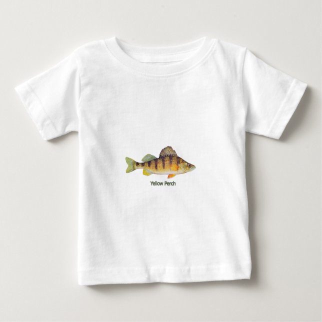 Gelbe Stange (betitelt) Baby T-shirt (Vorderseite)