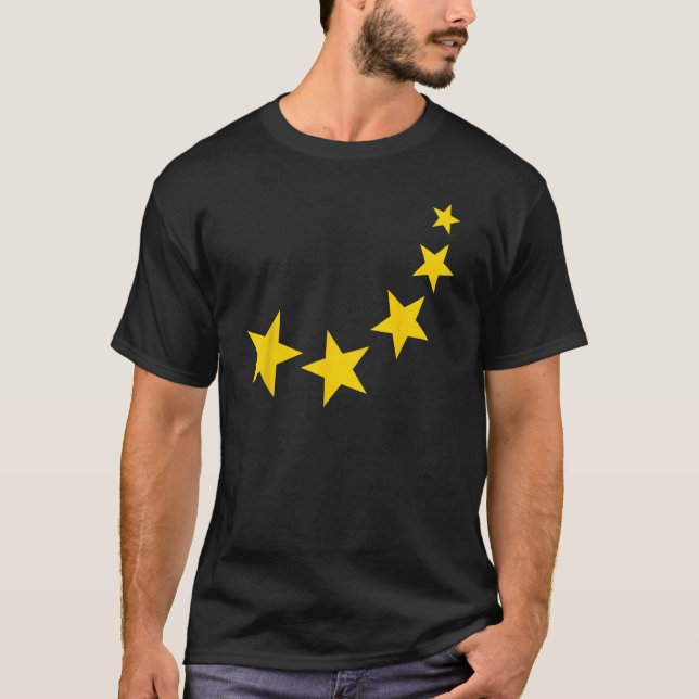 Gelbe Sterne T-Shirt (Vorderseite)