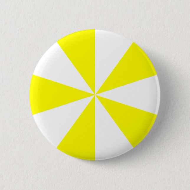Gelbe Sternexplosion Button (Vorderseite)