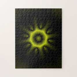 Gelbe Sternexplosion Puzzle