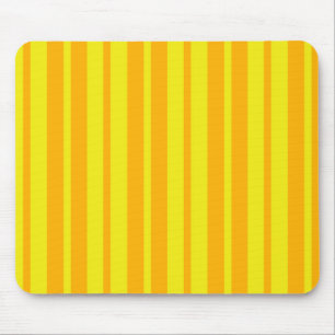 Gelbe stilvolle Streifenmuster-Design Mousepad